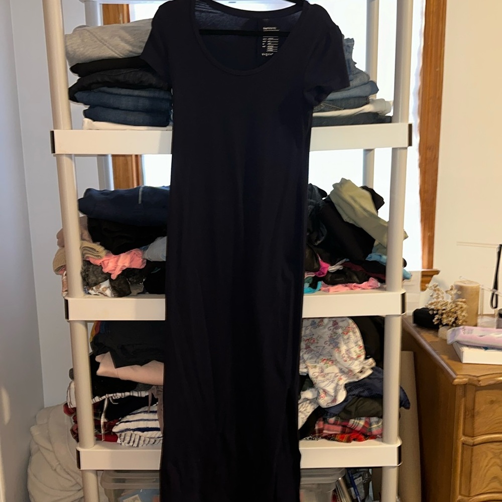 Navy blue Gap Maternity Maxi